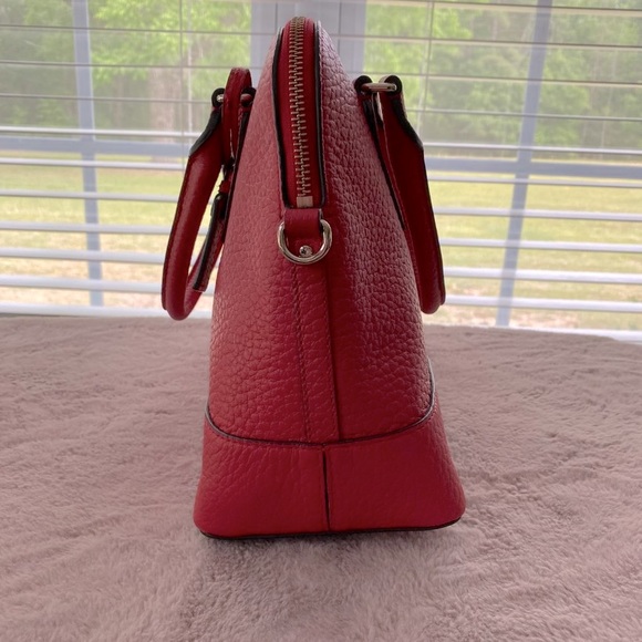 KATE SPADE Bay Street Small Rachelle Satchel and Tellie Wallet in HOT CHILI - Picture 4 of 15